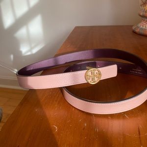 NWOT Tory Burch Miller Logo Belt 1”